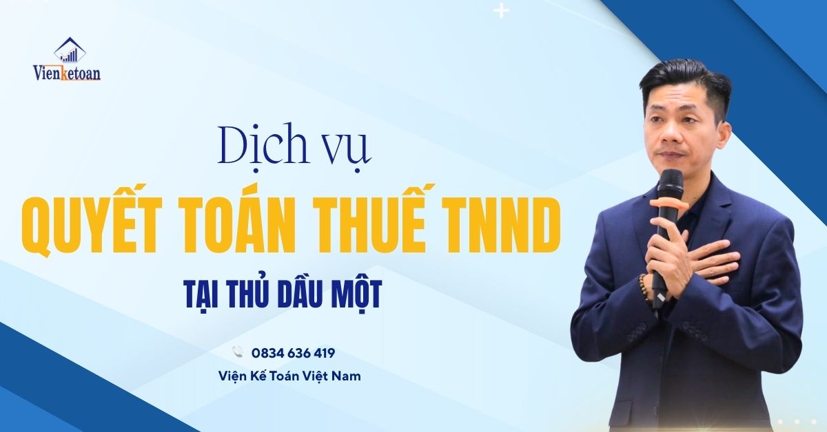 Dịch Vụ Quyết Toán Thuế TNDN Tại Thủ Dầu Một 