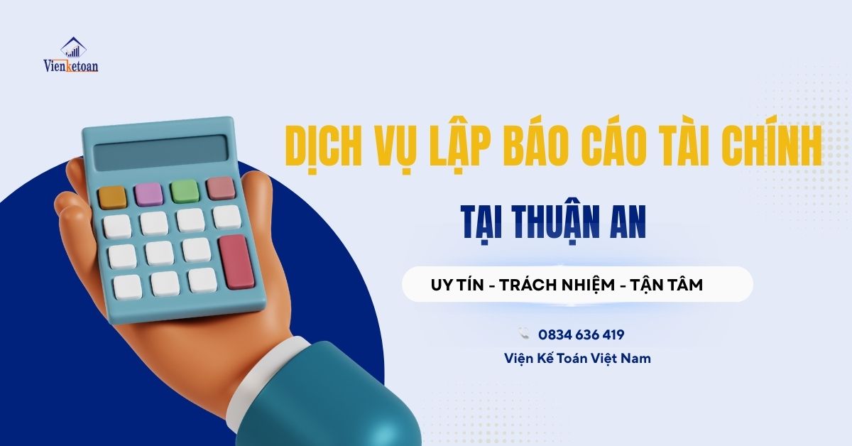 Dịch vụ lập báo cáo tài chính